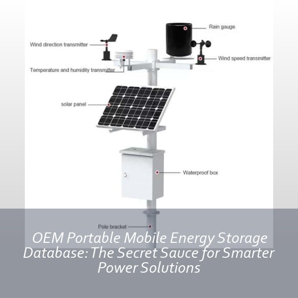 OEM Portable Mobile Energy Storage Database: The Secret Sauce for Smarter Power Solutions